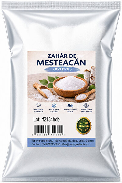 Top Ingrediente Xilitol Indulcitor 1kg- (Zahar de Mesteacan)