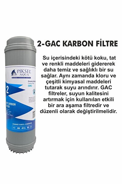 Alfa Dükkan Tüm Açık Kasa Su Arıtma Cihazları Ile Uyumlu 5'li Filtre Seti