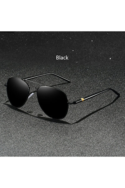Choice نظارات شمسية سوداء عتيقة الطراز بإطار معدني للرجال والنساء، مثالية للص...