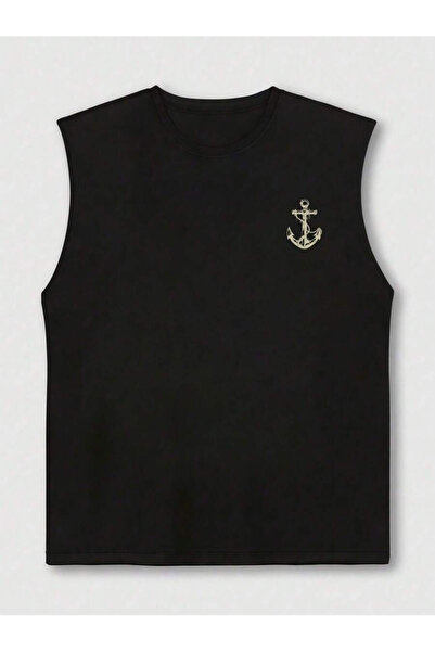 bellanova Printed Sleeveless Tshirt Men's Zero Sleeve Clothing Sportswear Ove...