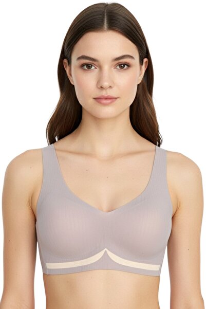 hadiora Women's Mink Laser Cut Unpadded Bra
