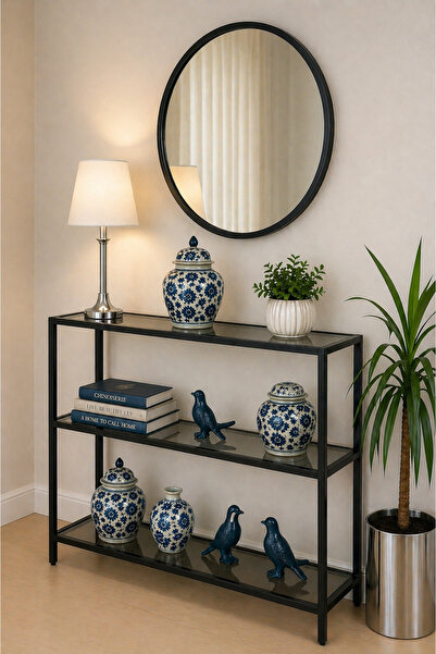 AVİBO HOME Edge Slim Modern Konsol Dar Koridorlar İçin Dresuar 100*20*90