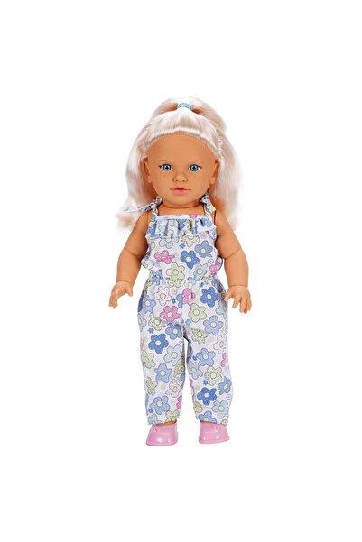 Sunman Tina Summer Bebek 45 cm - Mavi Çiçekli Tulum