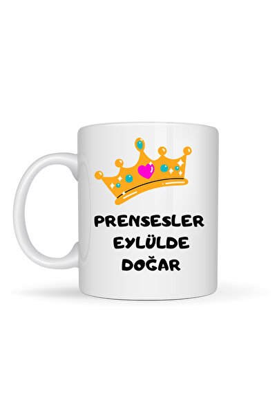 Generic Brand Princesses Are Born in September Written Mug Model 253 Crown De...