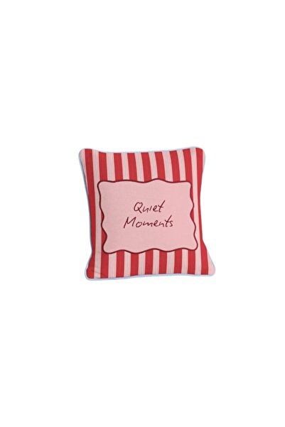 Fern&Co. Roots of Fern Collection Red Throw Pillow