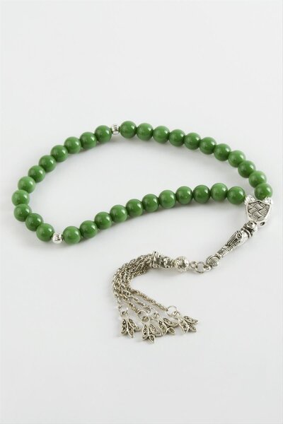 ZERO LAND Gldisptm Ceyt Stone Prayer Beads (33146) 8 Mm-Green