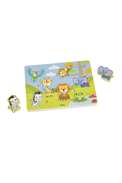 Viga Puzzle with sounds – Jungle Animals