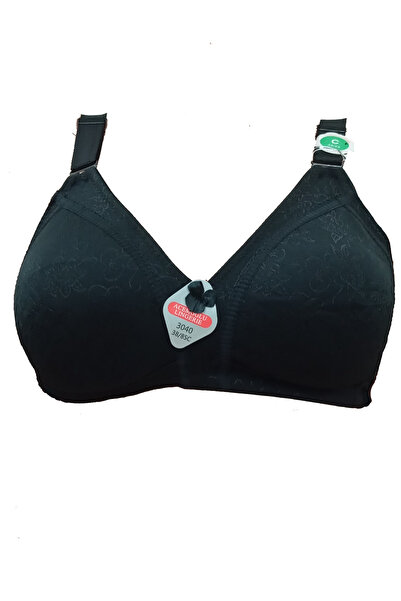 Nana & Mayka Moda Γυναικείο σουτιέν C Cup Μαύρο χωρίς ραφές, με λεπτή εφαρμογ...