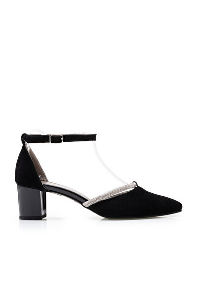 UrbanShoes Pantofi eleganți decupați damă din piele naturală - 183 Negru Argi...