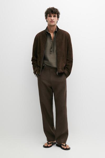 Massimo Dutti Süet deri ceket