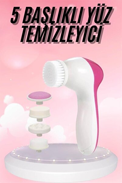 COSMOTEX 5 Başlıklı Titreşimli Cilt Temizleme Seti Canlandırıcı (121348) ve Onarıcı