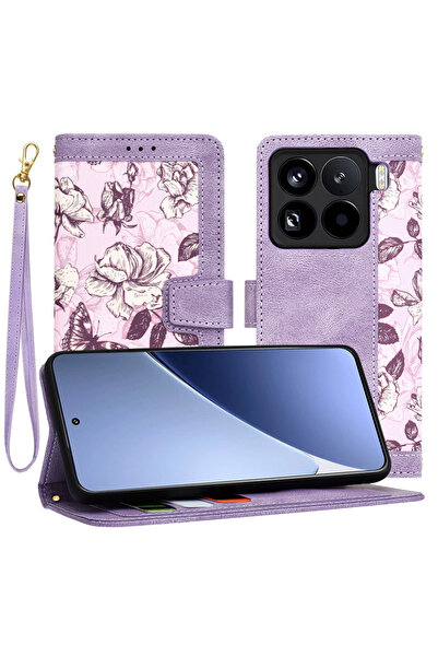 Techsuit Husa pentru Xiaomi 15 Pro, FlipCraft, protectie antisoc, mov