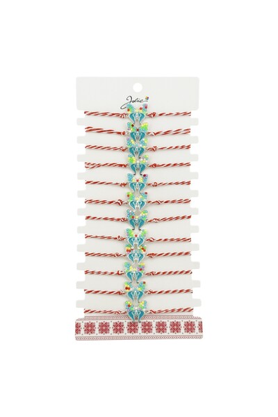 OEM Bratara eleganta Martisor decorativ pentru doamne, Snur impletit De culoa...