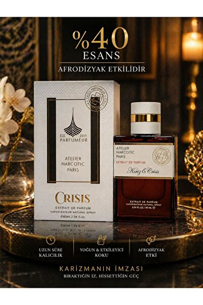 CRISIS Narcotic Fleur Narcotique Özel Seri Uzun Süre Kalıcı Unisex Parfüm 60 ...
