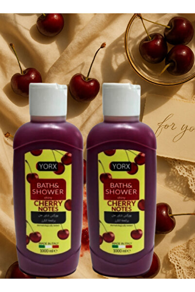 Yorx 2 Pieces Cherry Notes Shower Gel 1000ML
