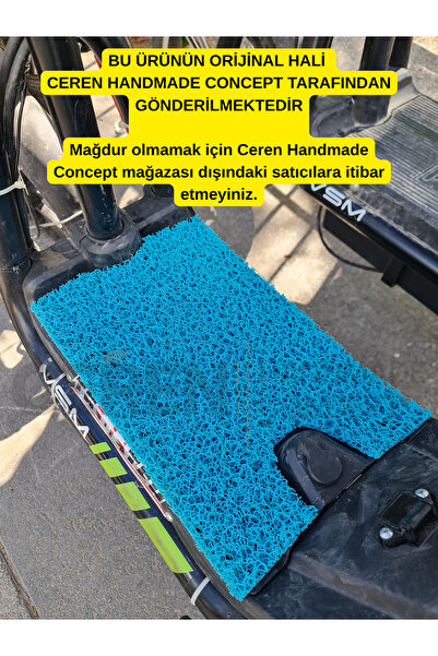 Volta Vsm Uyumlu Turkuaz Pvc Kıvırcık Paspas, Vsm Koruyucu Turkuaz Pvc Kıvırc...