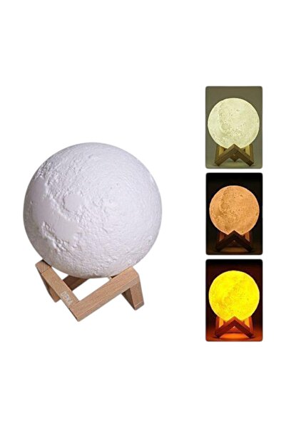 E-ANAMAG Lampa de veghe cu umidificator, Luna Moon 3D, 880 ml, 15cm