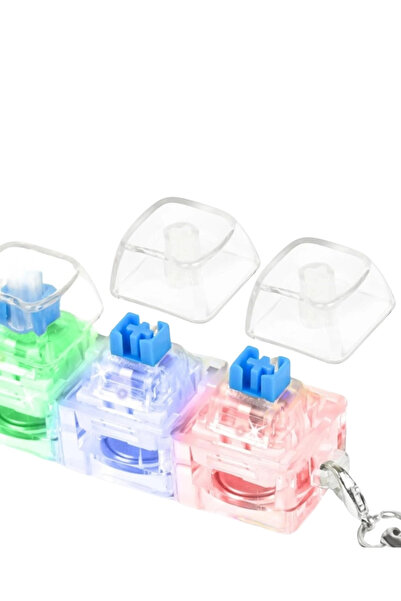 Mulvix Mullkrg Krg01 Işıklı Klavye-Stres Giderici Anahtarlık - Blue Switch (M...