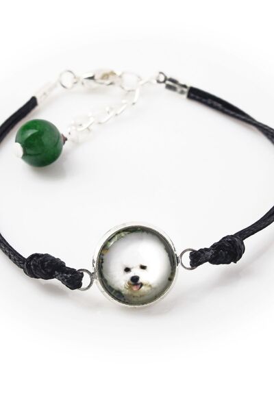 Art - Dog Bichon Frise, Bichon Tenerife - bracelet with your photo handmade, ...