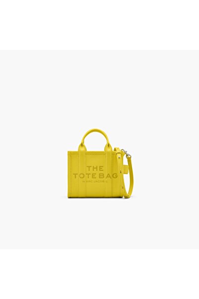 Marc Jacobs Women's Leather Mini Yellow2 Shoulder Bag with Zipper Closure and...