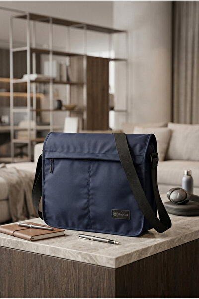 Catwins Navy Blue Unisex τσάντα Messenger για φορητό υπολογιστή Macbook Table...