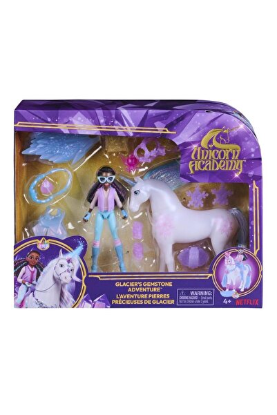 Unicorn Academy Set de joaca - Aventura cu pietre pretioase a lui Glacier