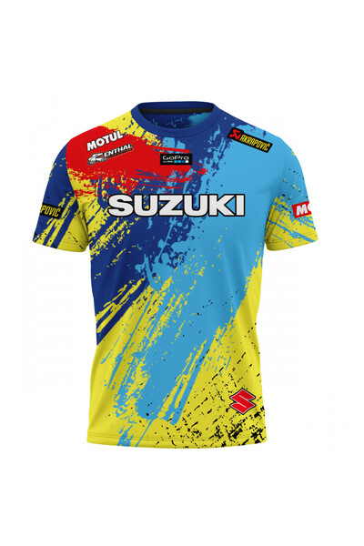 OEM Suzuki men's t-shirt, short sleeve, multicolor M007