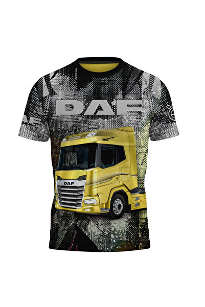 OEM Tricou barbati DAF , maneca scurta multicolor T049