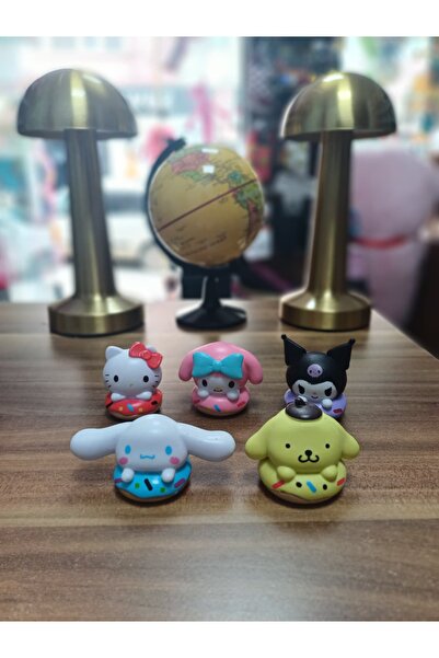 BlcBoutique Sanrio Figür Seti Kuromi My Melody Cinnamoroll Dekoratif Mini Kol...