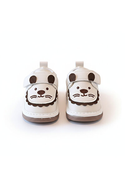 Bambimici Baby Musical Kitten First Walker Shoes-Beige, Brown - 0M to 24M