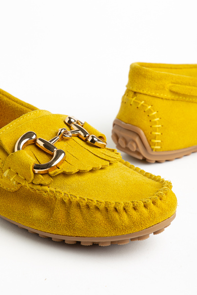 Kadın İç Dış Hakiki Deri Ortopedik Loafer