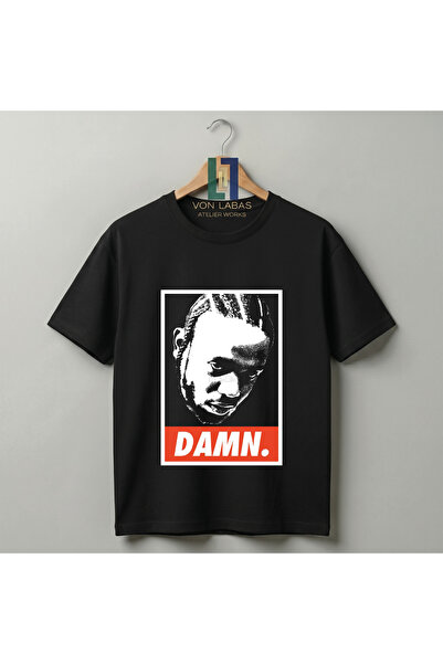Grafftee Clothing Μπλουζάκι Unisex από βαμβάκι Premium με σχέδιο Kendrick Lam...