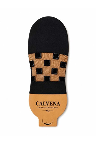 Calvena Tulle Patterned Socks