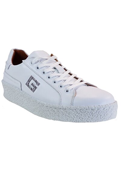 Guess Collection GUESS Sneakers Ανδρικά Παπούτσια ZURICO FMZUR8LEA12 WHITE Λευκό