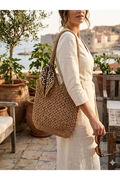 MESKSTORE El örgüsü kağıt ip bohem çanta şık tasarım#plaj#yaz#tatil#