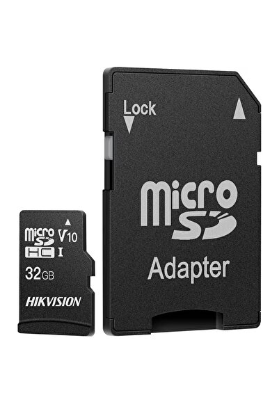 Hikvision C1 32GB MicroSDHC Memory Card V10 with Adapter – Reliable Storage up to 92MB/s