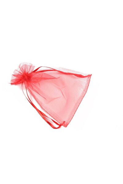 Saculet organza rosu (50 bucati/set) aprox. 8,5×11,5cm