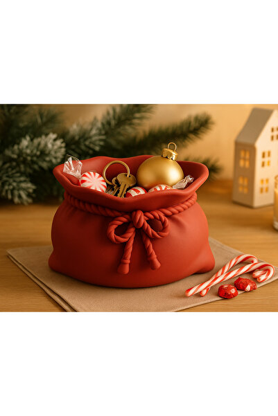 DU&ER 🎄   Christmas Candy Bowl – Santa Sack Design Candy Bowl & Catch-All Or...