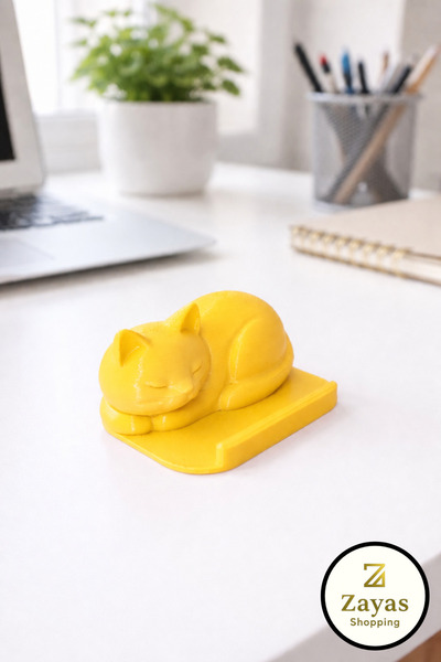 Zayas Shopping Zs-0067-Cat Design Phone Holder Stand – Desktop Phone Stand Ho...