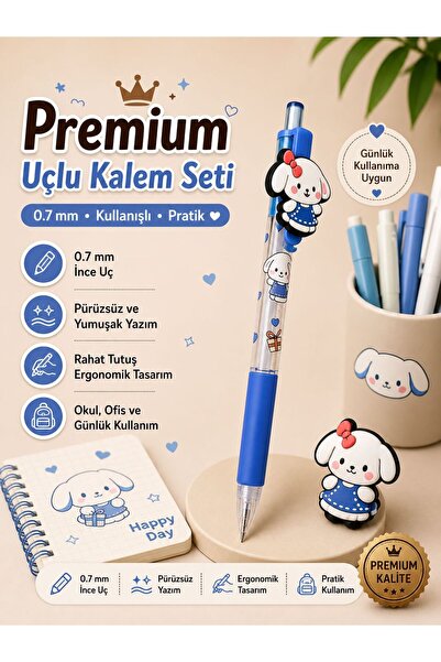 Miona Bear's 0.7 mm Uçlu Kalem Mavi