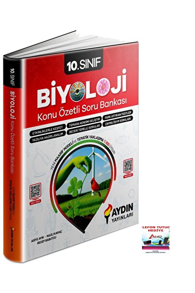 Aydın Yayınları 2026-2027 Müfradat 10 Sınıf Biyoloji Konu Özetli Soru Bankası...