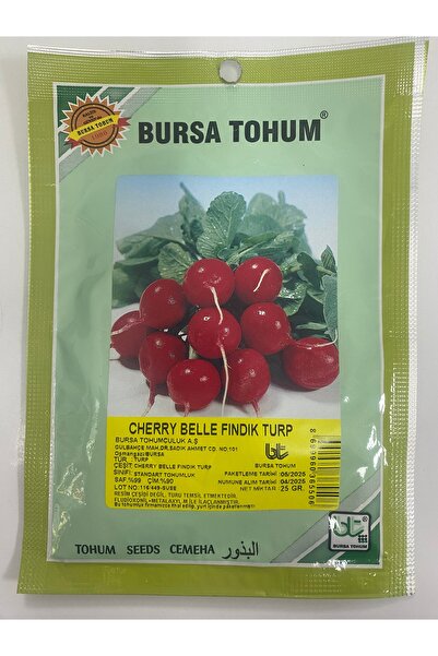 Bursa Tohumculuk Fındık Turp Tohumu 25 gram