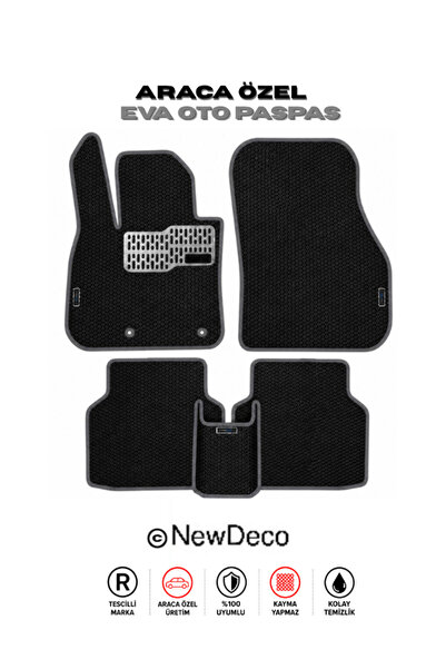NEW DECO SKODA OCTAVİA 5E 2013-2019 Yeni Nesil Hücreli Eva Paspas Takımı SF