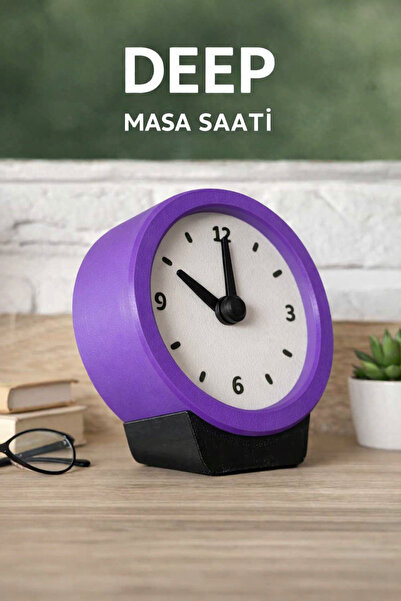 deep3d DEEP Masa Saati – Sessiz Mekanizma ve Modern Tasarım