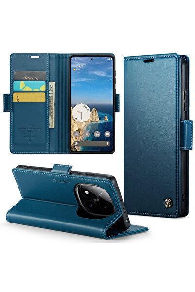 Caseme 023 Luminus Θήκη Πορτοφόλι Blue (Xiaomi Redmi Note 14 Pro 4G)