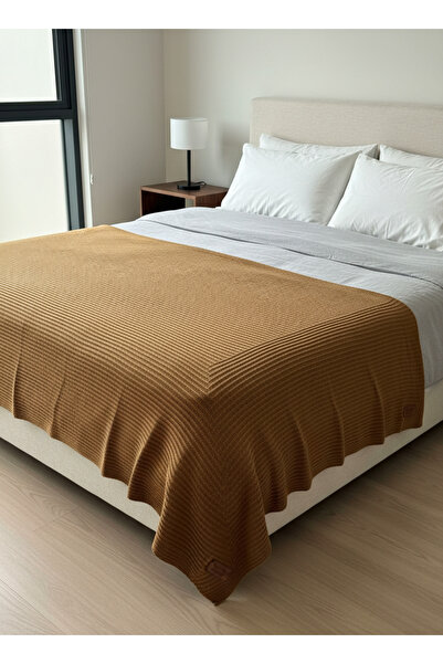 TaraAura 100% Cotton Knitted Sofa & Bed Cover |   Multi-Purpose Premium Throw