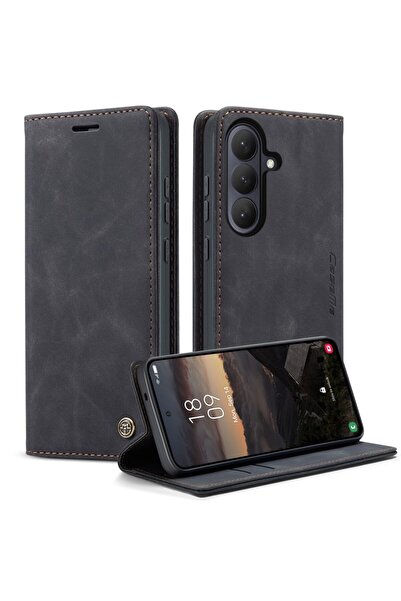 Caseme 013 Retro Θήκη Βιβλίο Black (Samsung Galaxy S26 5G)