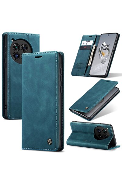 Caseme 013 Retro Θήκη Βιβλίο Blue Green (OnePlus 12 5G)