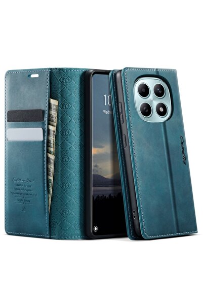 Caseme 033 Retro Θήκη Βιβλίο Green Blue (Xiaomi Redmi Note 15 5G/Poco M8 5G)