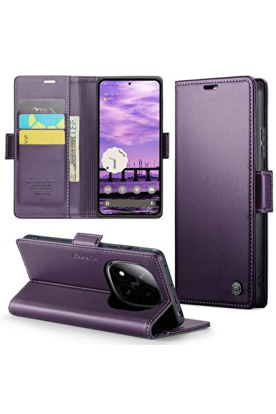 Caseme 023 Luminus Θήκη Πορτοφόλι Purple (Xiaomi Redmi Note 14 Pro 4G)